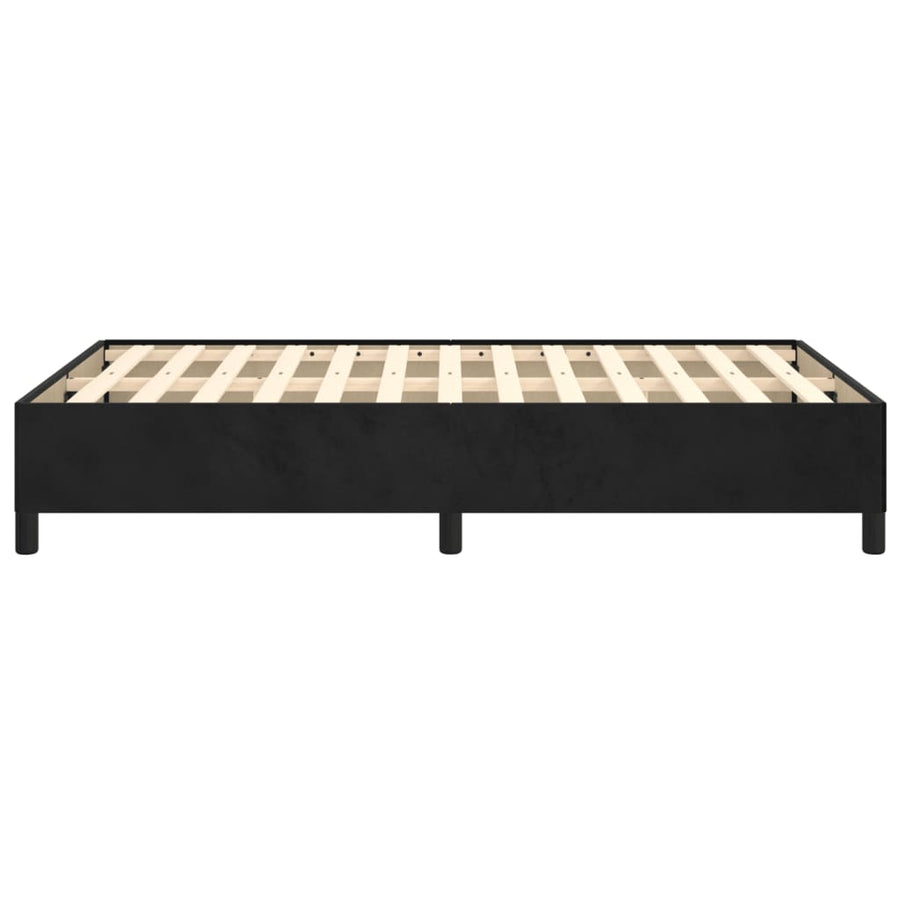 Bedframe fluweel donkergrijs 120x190 cm