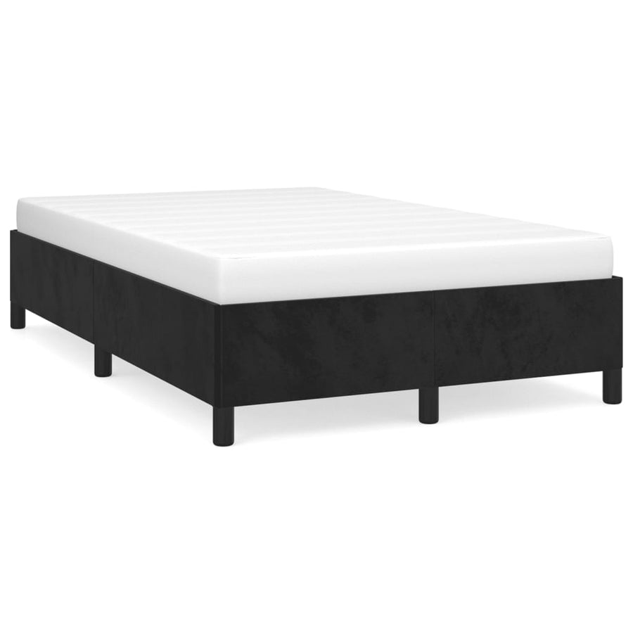 Bedframe fluweel donkergrijs 120x190 cm