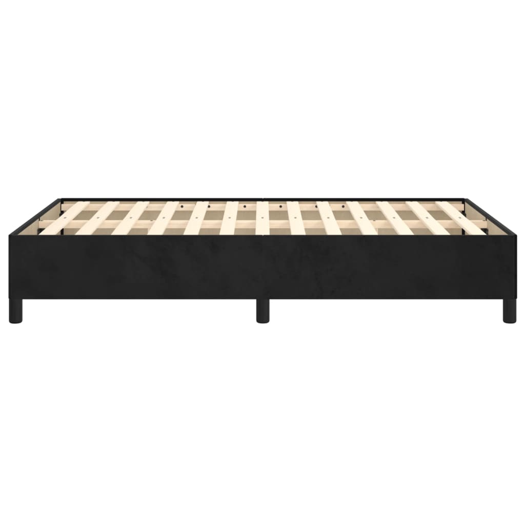 Bedframe fluweel zwart 120x190 cm