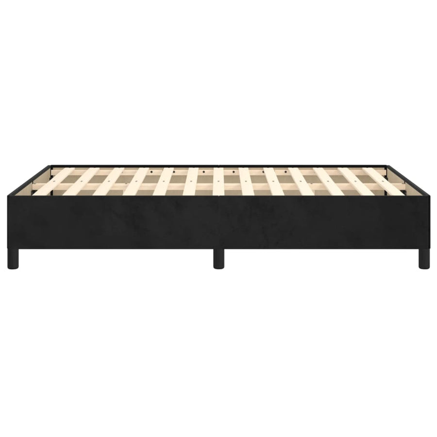 Bedframe fluweel zwart 120x190 cm