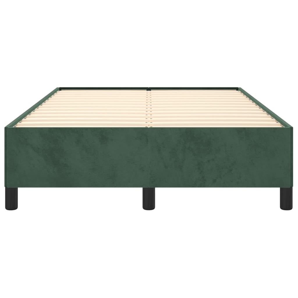 Bedframe fluweel donkergroen 120x190 cm