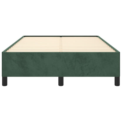 Bedframe fluweel donkergroen 120x190 cm
