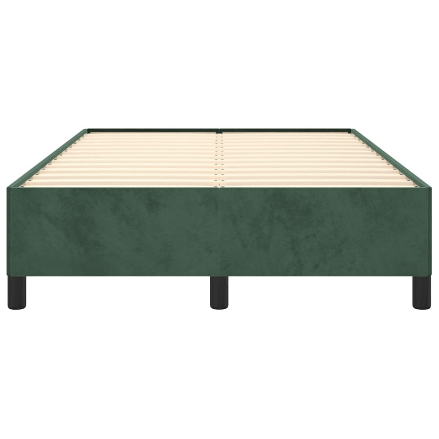 Bedframe fluweel donkergroen 120x190 cm