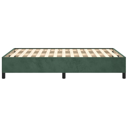 Bedframe fluweel donkergroen 120x190 cm