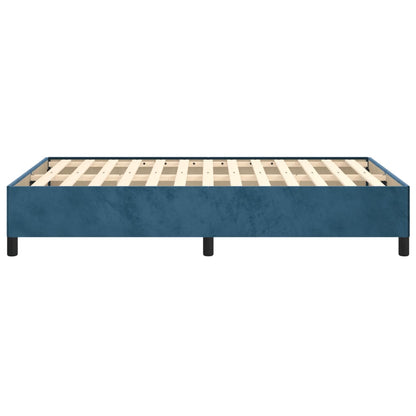 Bedframe fluweel donkerblauw 120x190 cm