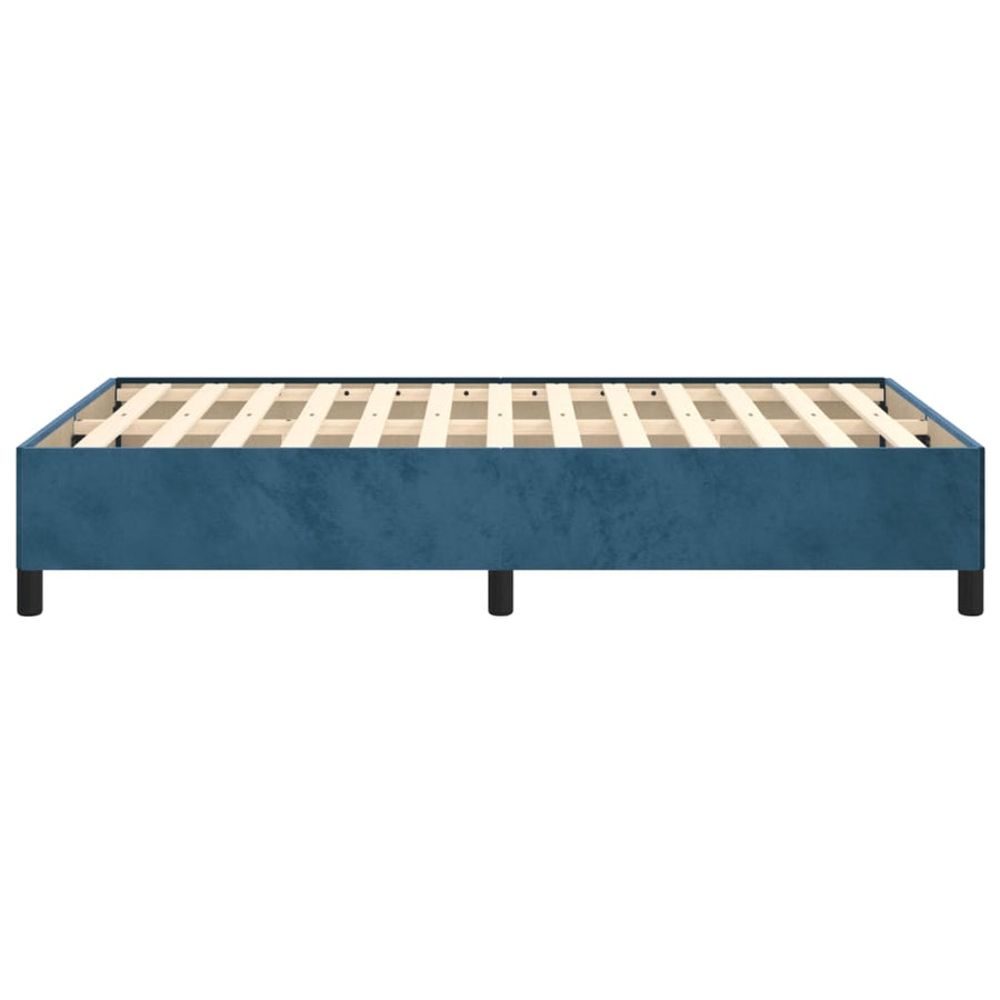 Bedframe fluweel donkerblauw 120x190 cm