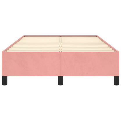 Bedframe fluweel roze 120x190 cm