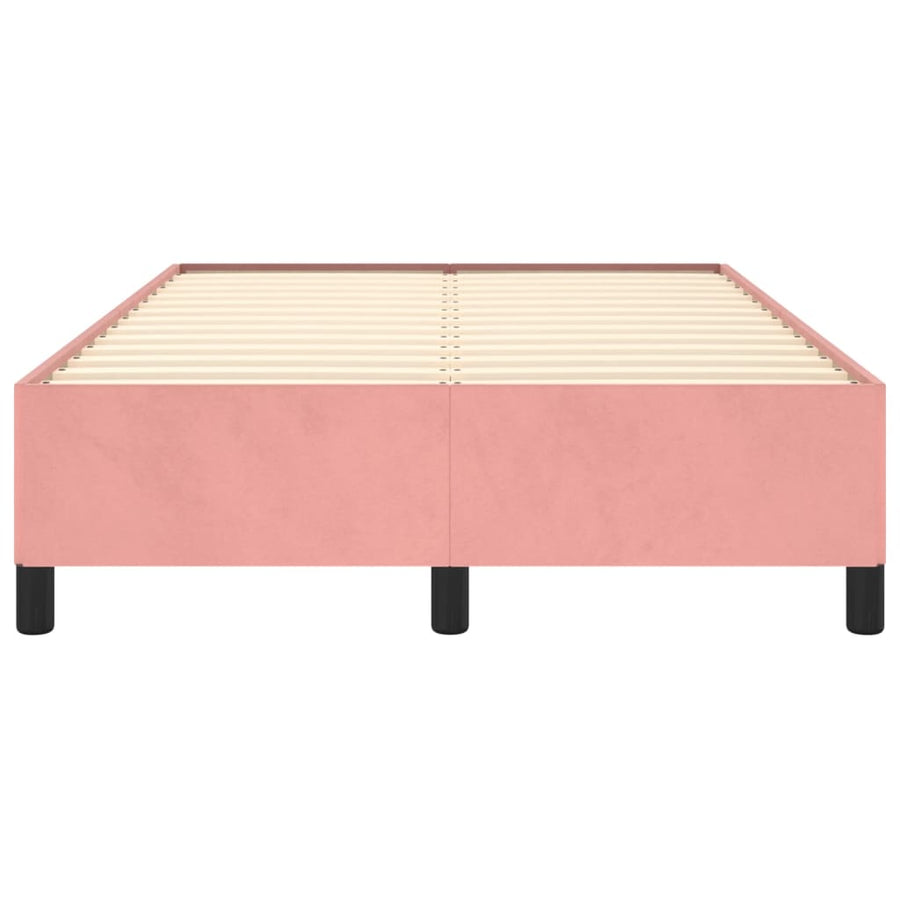 Bedframe fluweel roze 120x190 cm
