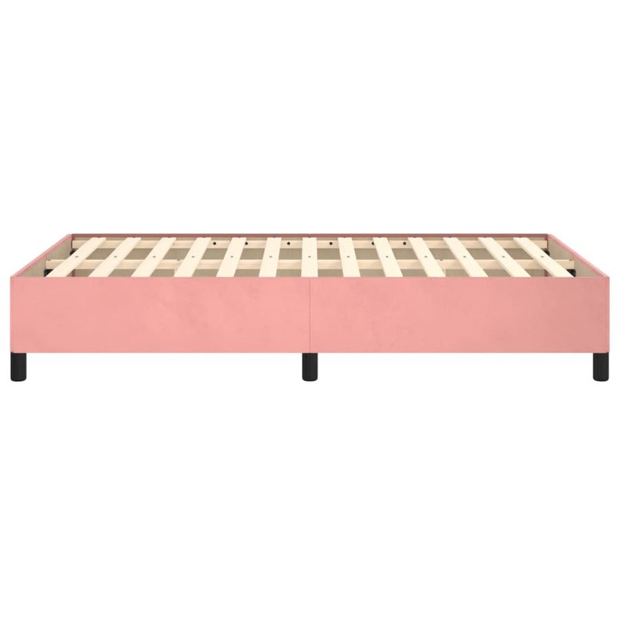 Bedframe fluweel roze 120x190 cm
