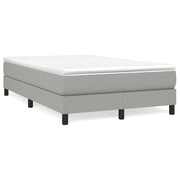 Boxspring 120x190 cm lichtgrijs met pocketvering matras