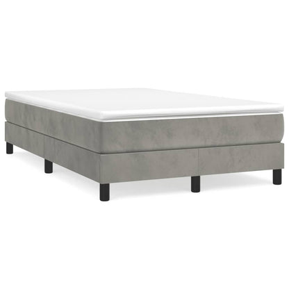 Boxspring met matras fluweel 120 x 190 cm 25 cm