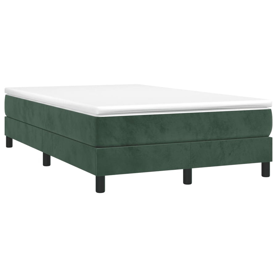 Boxspring met matras fluweel 120 x 190 cm 25 cm