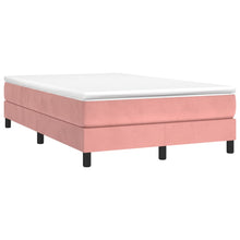 Boxspring met matras fluweel 120 x 190 cm 25 cm