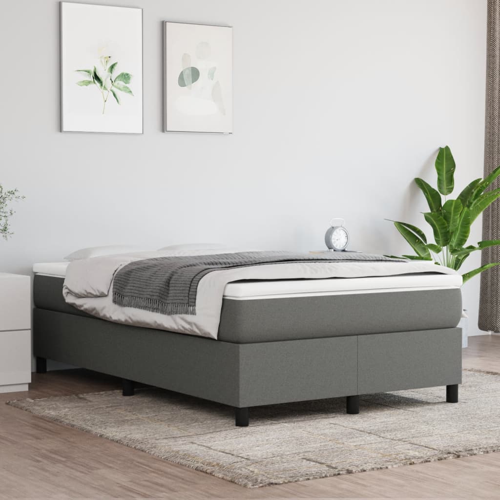 Boxspring met matras stof 120 x 190 cm 33.5 cm