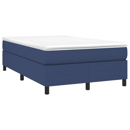 Boxspring Met Matras Stof Blauw 120 x 190 cm 33.5 cm
