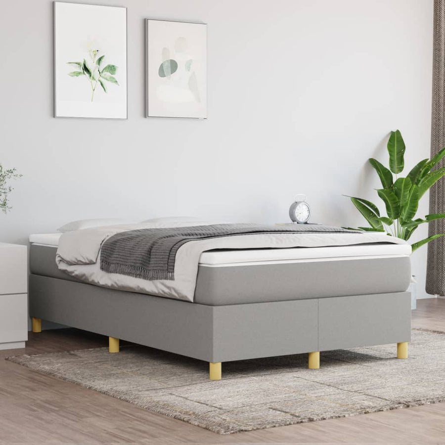 Boxspring met matras stof 120 x 190 cm 33.5 cm