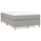 Boxspring met matras stof 120 x 190 cm 33.5 cm