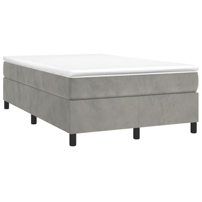 Boxspring met matras fluweel 120 x 190 cm 33.5 cm