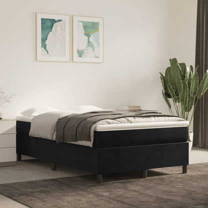 Boxspring met matras fluweel 120 x 190 cm 33.5 cm