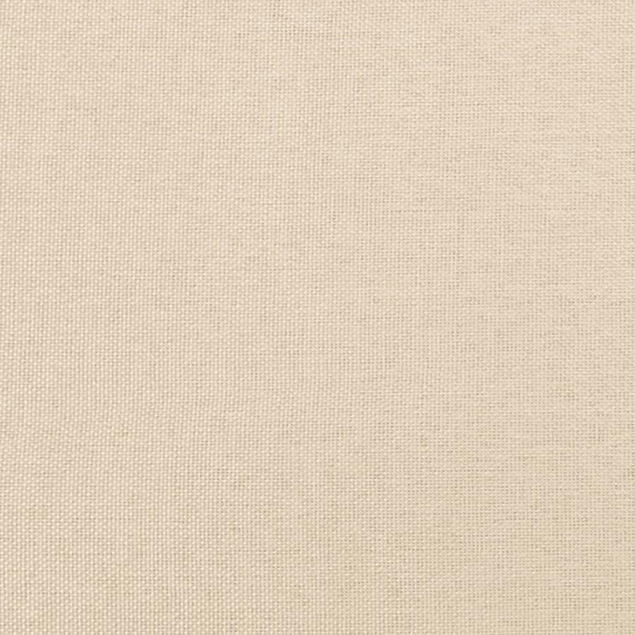 Boxspring met matras stof crèmekleurig 120x190 cm