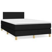Boxspring 120x190 cm zwart met matras
