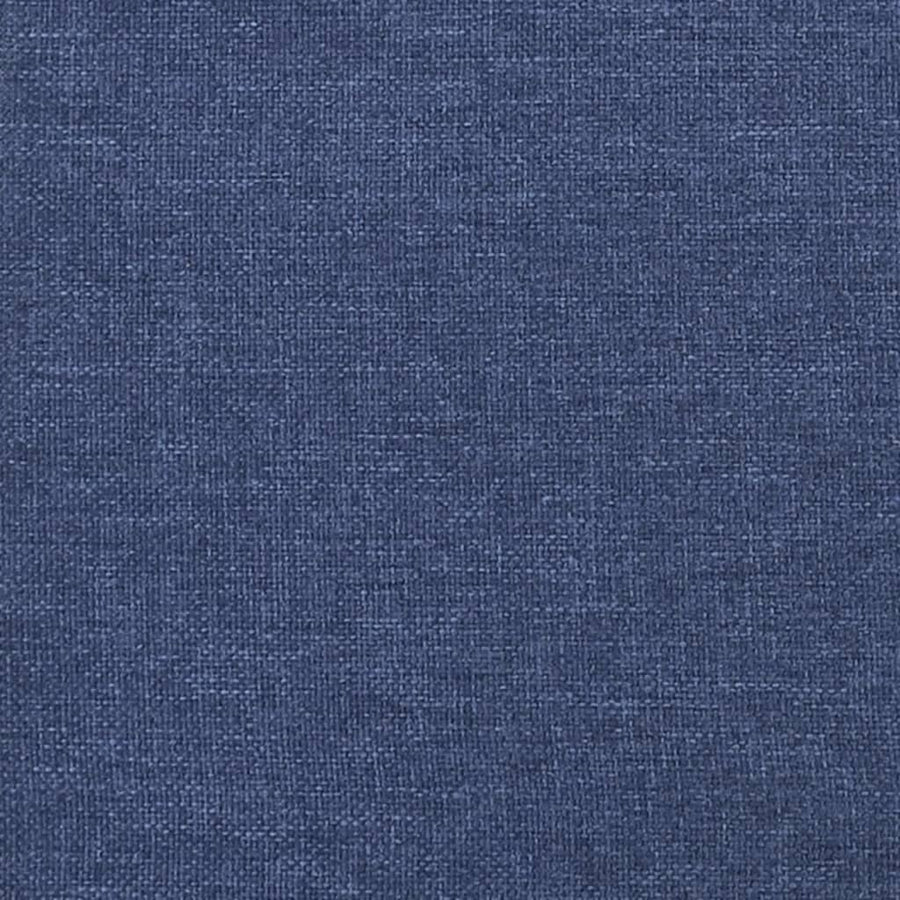 Boxspring Met Matras Stof Blauw 120X190 Cm