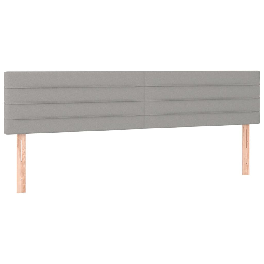 Boxspring Met Matras Stof Lichtgrijs 120X190 Cm