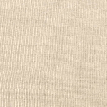 Boxspring met matras stof crèmekleurig 120x190 cm