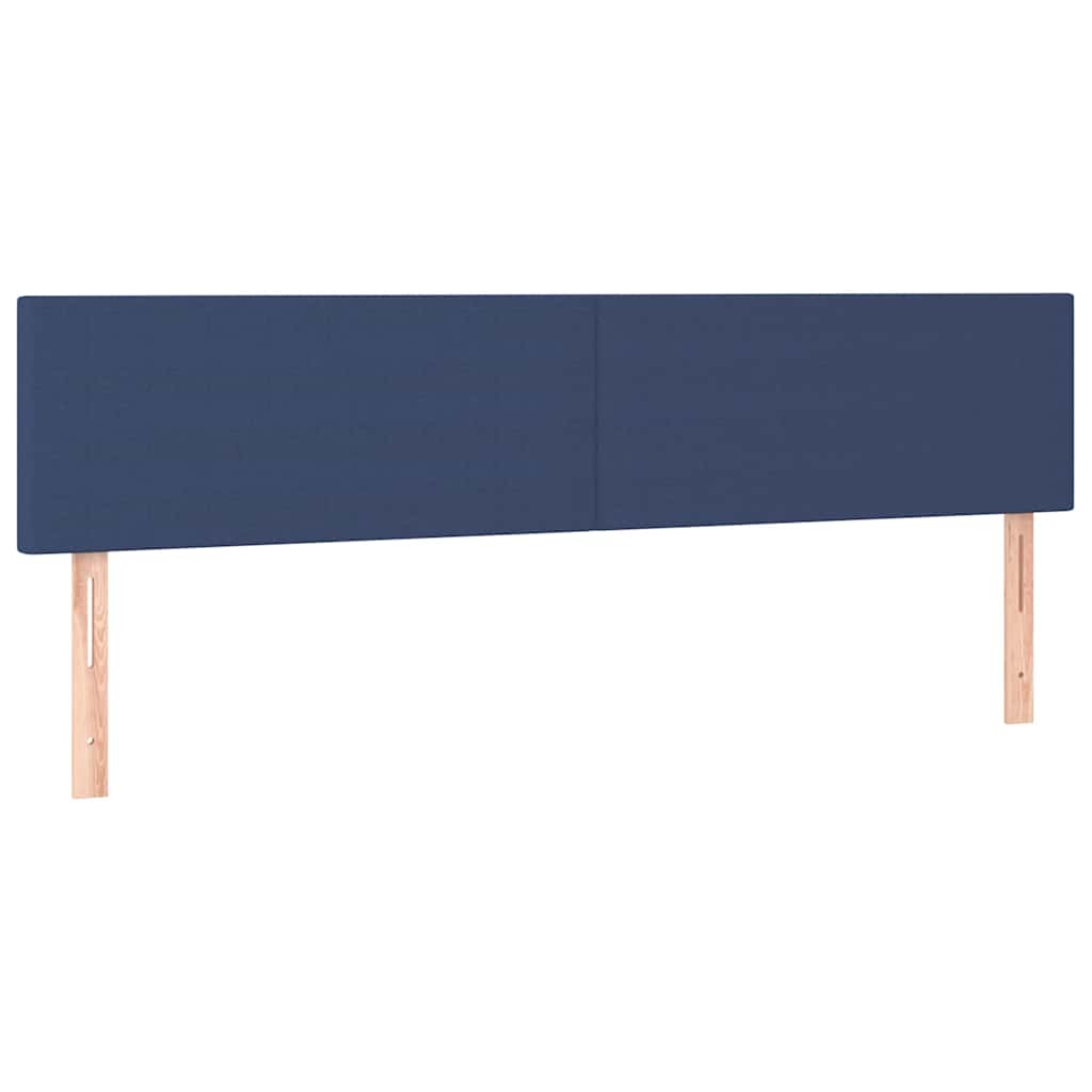 Boxspring Met Matras Stof 120 x 190 cm Blauw