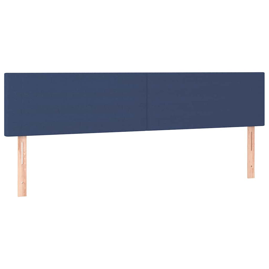 Boxspring Met Matras Stof 120 x 190 cm Blauw
