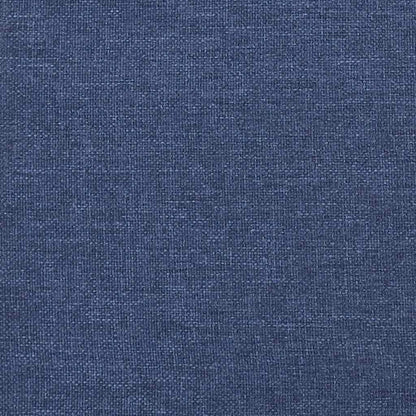 Boxspring Met Matras Stof 120 x 190 cm Blauw