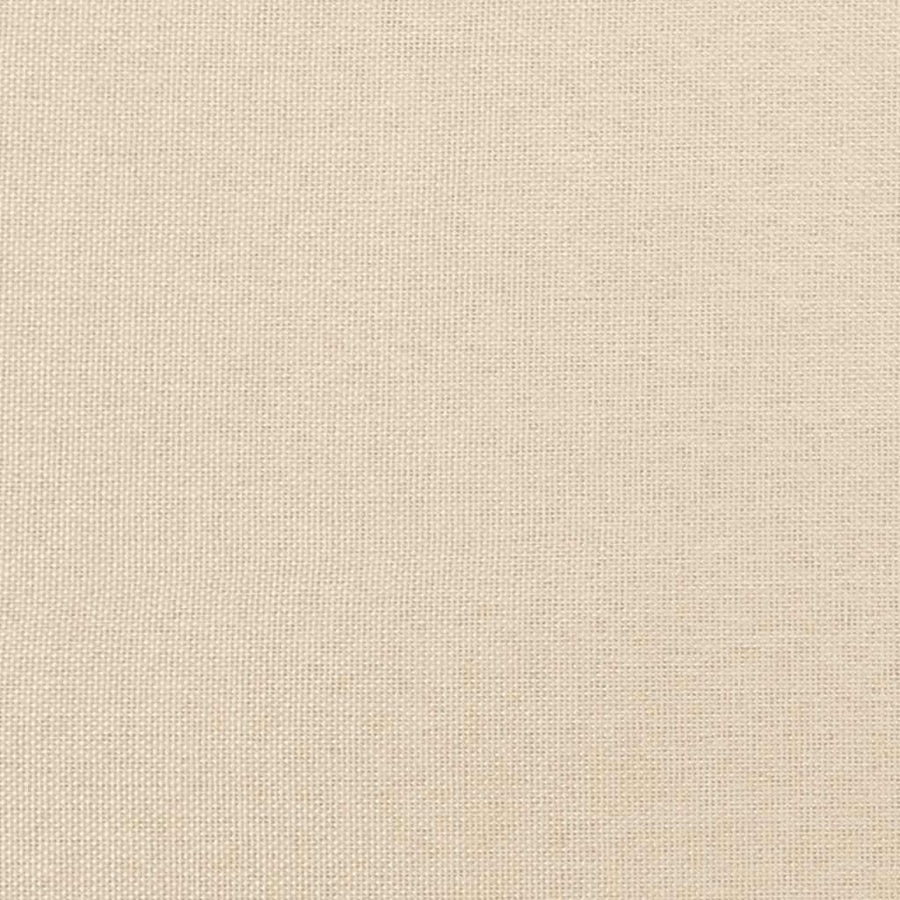 Boxspring Met Matras Stof Kleurig 120 x 190 cm Crème