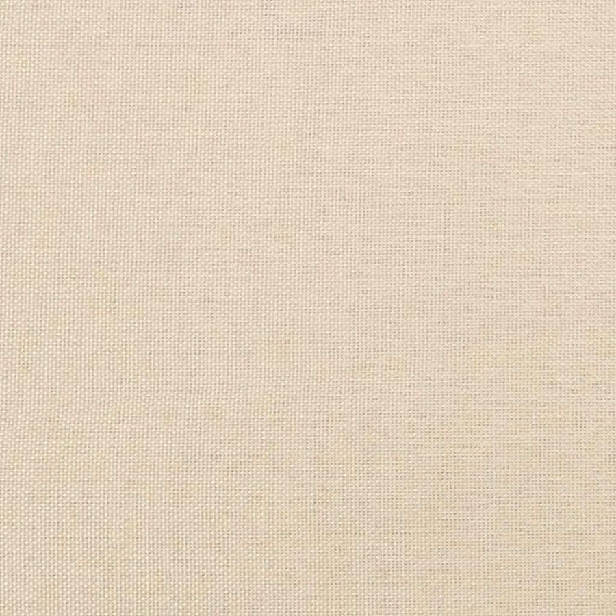 Boxspring Met Matras Stof Kleurig 120 x 190 cm Crème