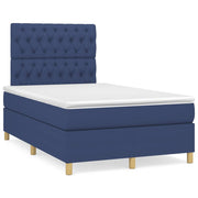 Boxspring met matras 120x190 cm blauw