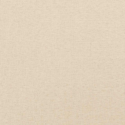 Boxspring met matras stof crèmekleurig 120x190 cm