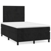 Boxspring 120x190 cm zwart met matras