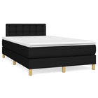 Boxspring met matras en LED stof 120 x 190 cm Getuft ontwerp