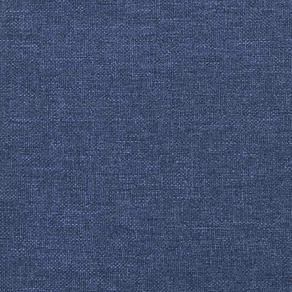 Boxspring Met Matras En Led Stof 120 x 190 cm Blauw