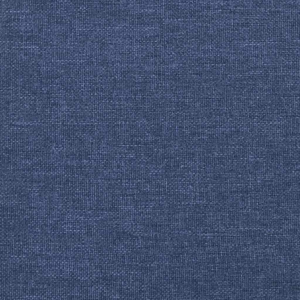 Boxspring Met Matras En Led Stof 120 x 190 cm Blauw