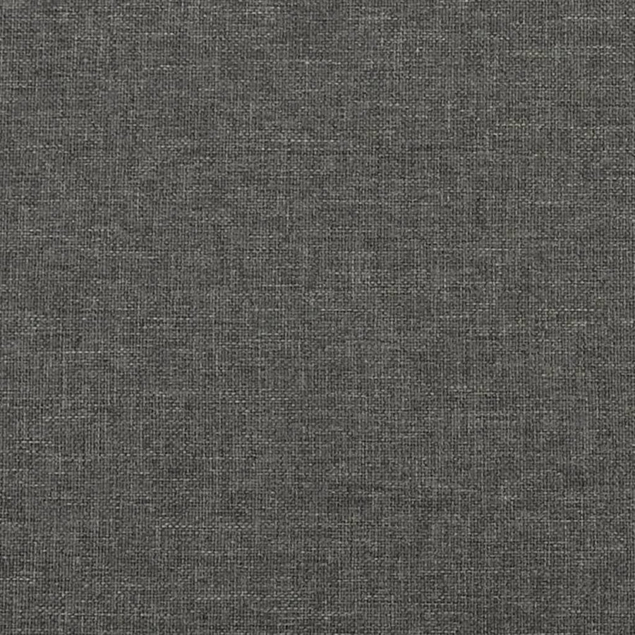 Boxspring met matras en LED stof donkergrijs 120x190 cm 120 x 190 cm Verticale strepen