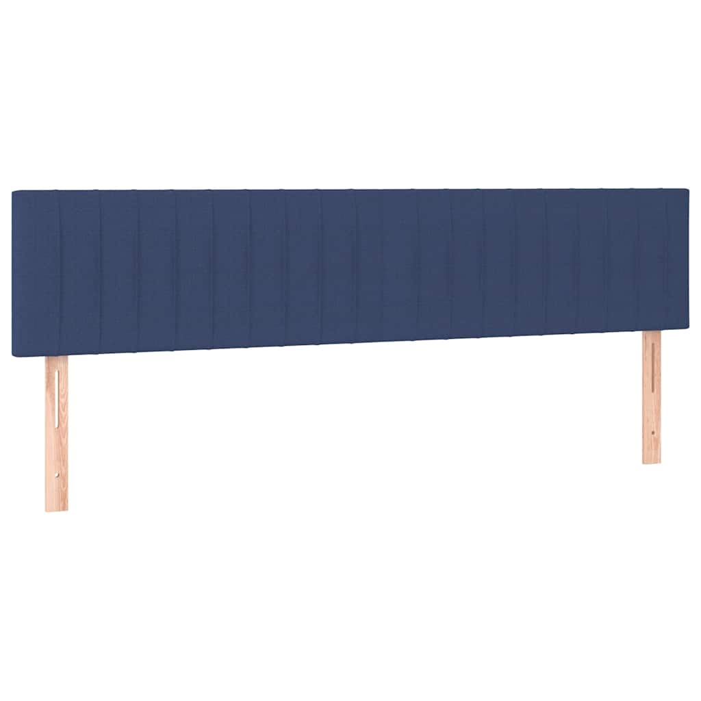 Boxspring Met Matras En Led Stof 120 x 190 cm Blauw