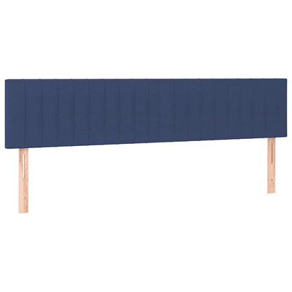 Boxspring Met Matras En Led Stof 120 x 190 cm Blauw