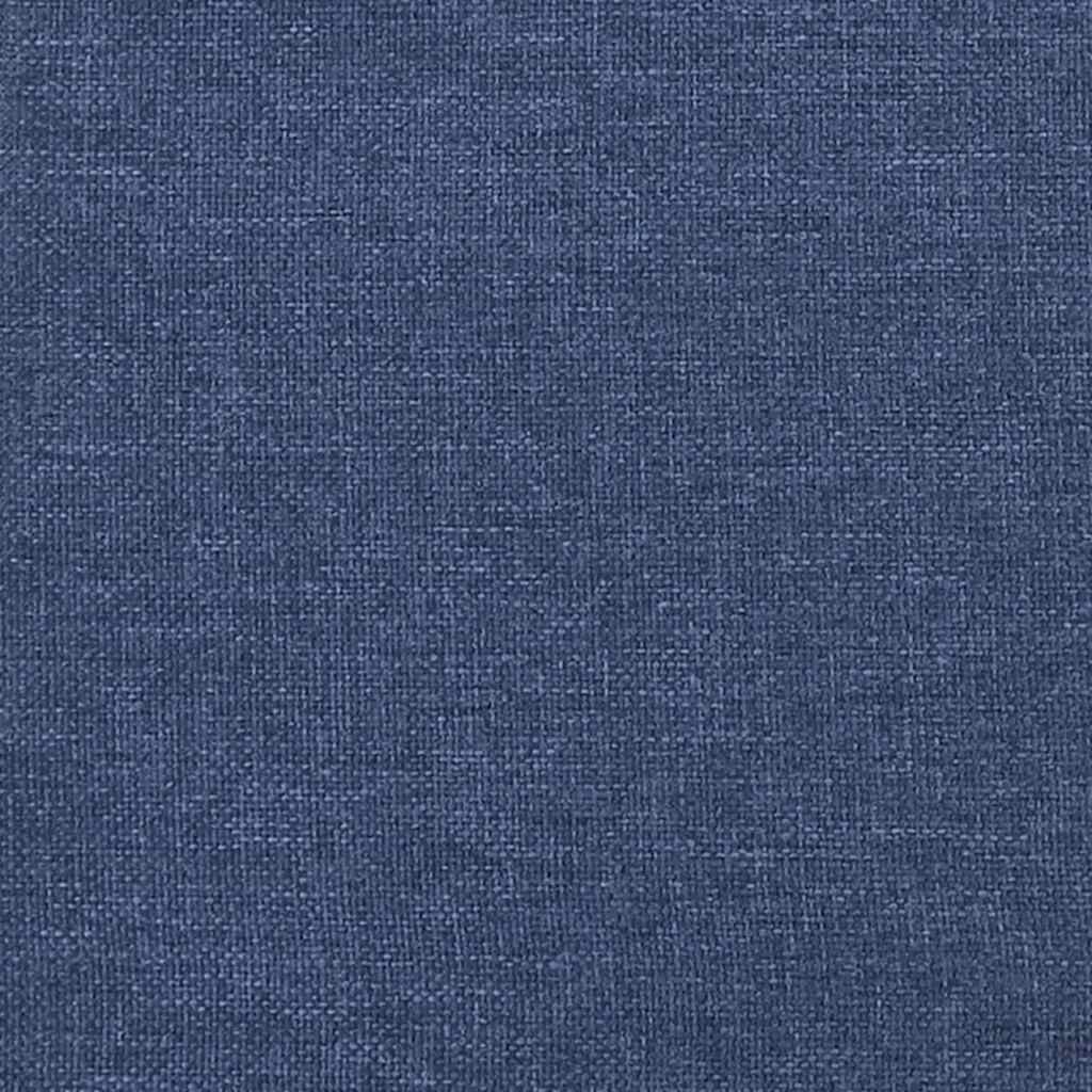 Boxspring Met Matras En Led Stof 120 x 190 cm Blauw