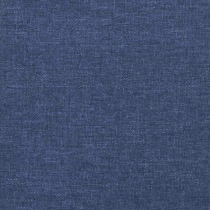 Boxspring Met Matras En Led Stof 120 x 190 cm Blauw