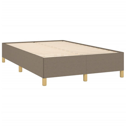 Boxspring met matras en LED stof taupe 120x190 cm 120 x 190 cm Getuft ontwerp