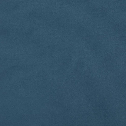Boxspring met matras en LED fluweel donkerblauw 120x190 cm