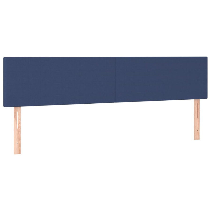 Boxspring Met Matras Stof 120 x 190 cm Blauw