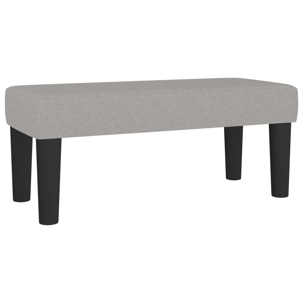 Boxspring met matras stof lichtgrijs 120x190 cm 120 x 190 cm Lichtgrijs