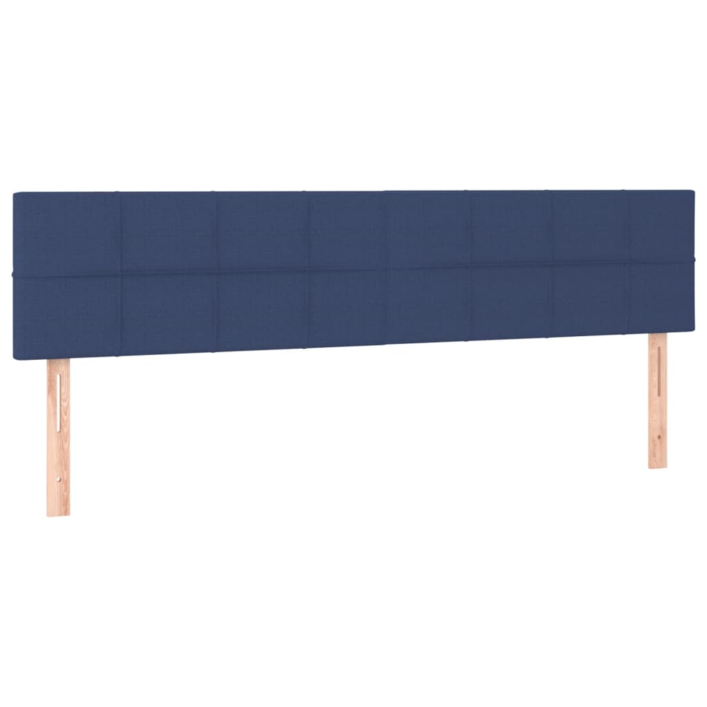 Boxspring Met Matras Stof 120 x 190 cm Blauw