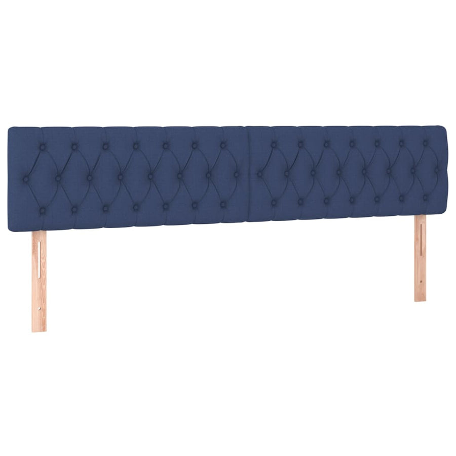 Boxspring Met Matras Stof 120 x 190 cm Blauw